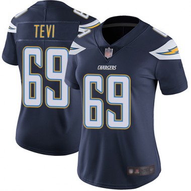 Los Angeles Chargers NFL Football Sam Tevi Navy Blue Jersey Women Limited  #69 Home Vapor Untouchable->los angeles chargers->NFL Jersey